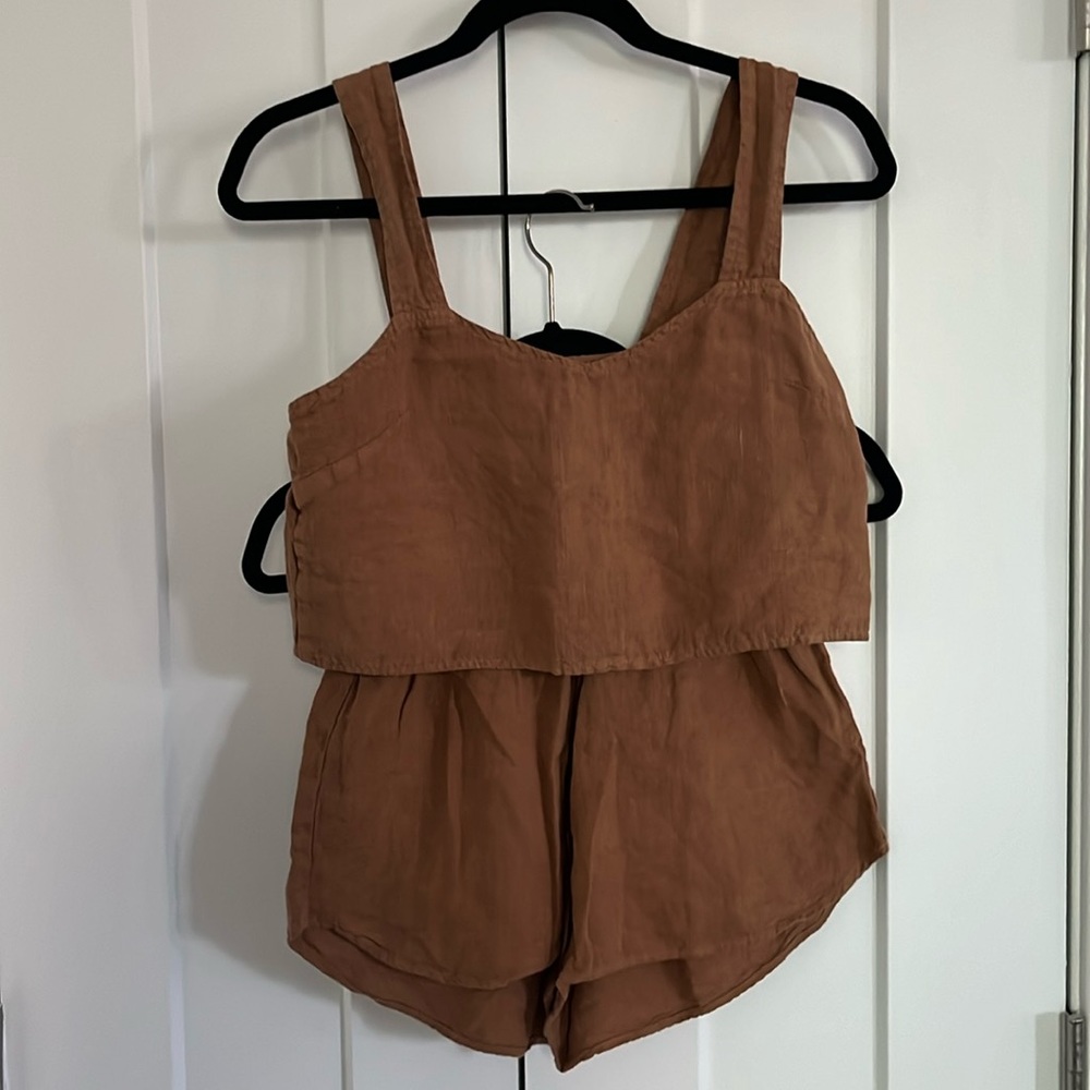 Mate Linen Crop Set